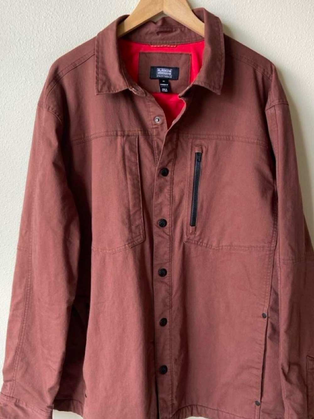 Alaskan Hardgear Men's Jacket with Red Lining - Picture 2 of 8